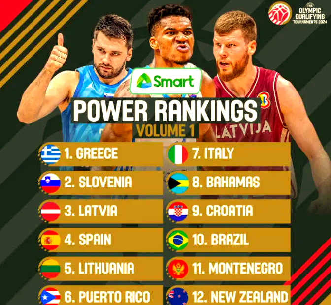 包含黎巴嫩男篮历史性进入奥运排名赛前四的词条